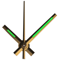 Zeigerspiel vergoldet, Ref. 179173, Kal. 2230, 2235