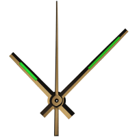 Zeigerspiel vergoldet, Ref. 15203, 15213, 15233, Kal. 3135