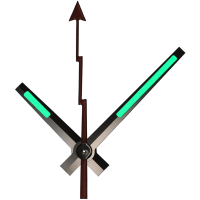 Zeigerspiel rhodiniert, Ref. 116400, Kal. 3135