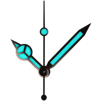 Zeigerspiel rhodiniert, Ref. 116610, 116619, Kal. 3135