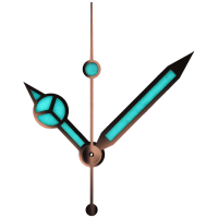 Zeigerspiel rotvergoldet, Ref. 116621, 116655, 116695 Kal. 3135