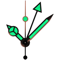 Zeigerspiel rotvergoldet, Ref. 116711LN Kal. 3186