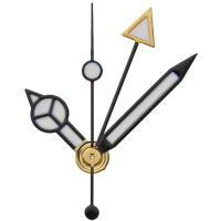 Zeigerspiel vergoldet, Ref. 116758SA, Kal. 3186