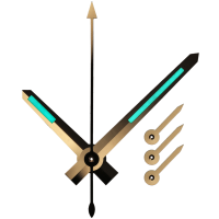 Zeigerspiel vergoldet, Ref. 116503, 116518, Kal. 4130