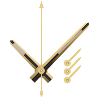 Zeigerspiel vergoldet, Ref. 116503, 116518, Kal. 4130