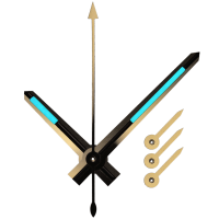 Zeigerspiel vergoldet, Ref. 116503, 116518, Kal. 4130