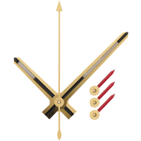 Zeigerspiel vergoldet, Ref. 116503, 116518, Kal. 4130