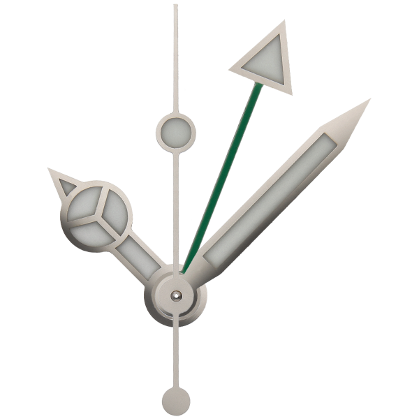 Zeigerspiel rhodiniert, Ref. 116710, Kal. 3186