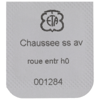 Minutenrohr ohne Sekunde mit Antriebsrad H0