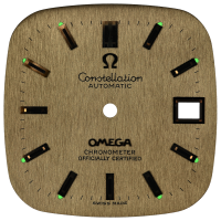 OMEGA AUTOMATIC CHRONOMETER Constellation OFFICIALLY CERTIFIED Zifferblatt Ma&szlig;e 28,9 x 28,9 mm f&uuml;r Kal. 1001
