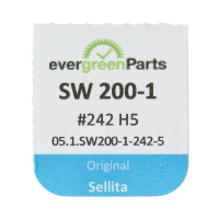 Minutenrohr mit Antriebsrad H5 (h=2,95 mm)