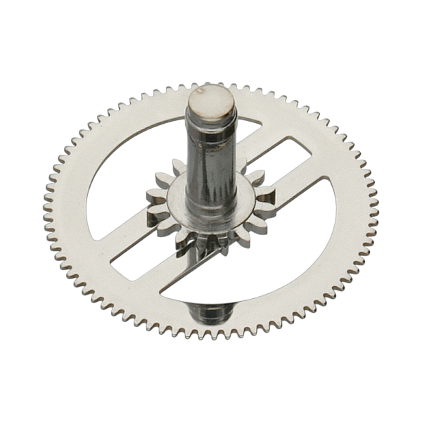 Minutenrohr ohne Sekunde mit Antriebsrad H7 (h=3,45 mm)