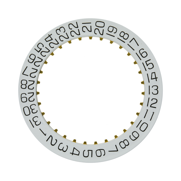 Datumanzeiger 3H Schwarz / Weiss