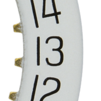 Datumanzeiger 3H Weiss / Schwarz