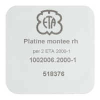 Werkplatte, rhodiniert perliert 2 mm