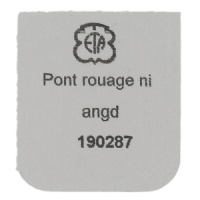 R&auml;derwerkbr&uuml;cke vernickelt Fl&auml;che spiralig Absatz spiralig Kantenbruch diamantiert