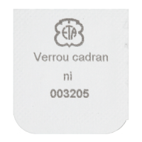 Zifferblatthalter vernickelt