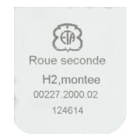 Sekundenrad H2 (h=4,48 mm)