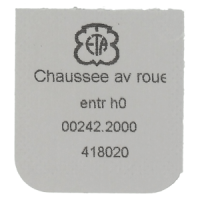 Minutenrohr mit Antriebsrad H0 (h=1,54 mm)