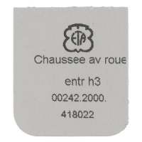 Minutenrohr mit Antriebsrad H3 (h=2,24 mm)