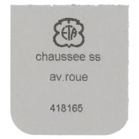 Minutenrohr ohne Sekunde mit Antriebsrad H3 (h=2,24 mm)