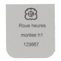 Stundenrad, H1 (h=1,00 mm) Standard