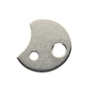 Halteplatte für Umkehrrad, vernickelt