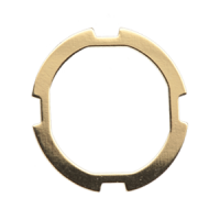 Riegel f&uuml;r Schwungmasse vergoldet