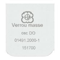 Riegel f&uuml;r Schwungmasse vergoldet