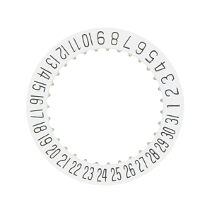 Datumanzeiger 6H Weiss/Schwarz