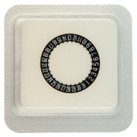 Datumanzeiger 6H Schwarz/Weiss