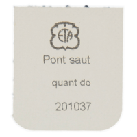 Br&uuml;cke f&uuml;r Datumraste vergoldet