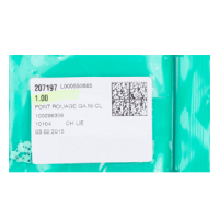 R&auml;derwerkbr&uuml;cke, vernickelt spiralig Diamant