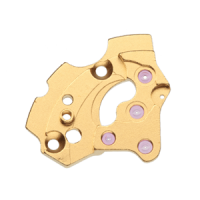 R&auml;derwerkbr&uuml;cke, vergoldet