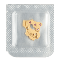 Räderwerkbrücke, vergoldet