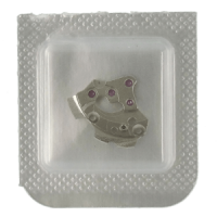 Räderwerkbrücke, vernickelt Kantenbruch diamantiert