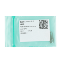 Aufzugwelle schr&auml;gverzahnt (Gewinde 0,90 mm L&auml;nge 19,00 mm)