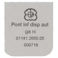 Untere Br&uuml;cke f&uuml;r Automatik, vernickelt