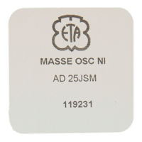 Schwungmasse vernickelt Schliff gerade Striche 25JSM