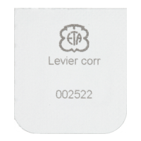 Schalthebel f&uuml;r Datumkorrektor