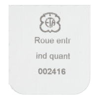 Datumanzeiger-Mitnehmerrad