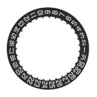 Datumanzeiger 3H Schwarz/Weiss