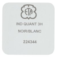 Datumanzeiger 3H Schwarz/Weiss