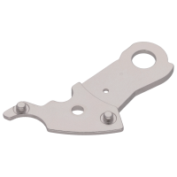 Unruhbr&uuml;cke rhodiniert perliert 2,5 mm spiralig Diamant