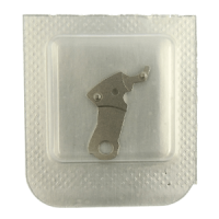 Unruhbrücke vernickelt, Rücker zweiteilig