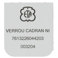 Zifferblatthalter vernickelt