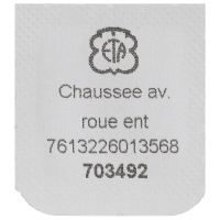 Minutenrohr mit Antriebsrad H1 (h=1,95 mm)