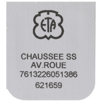 Minutenrohr ohne Sekunde mit Antriebsrad H3 (h=2,45 mm)