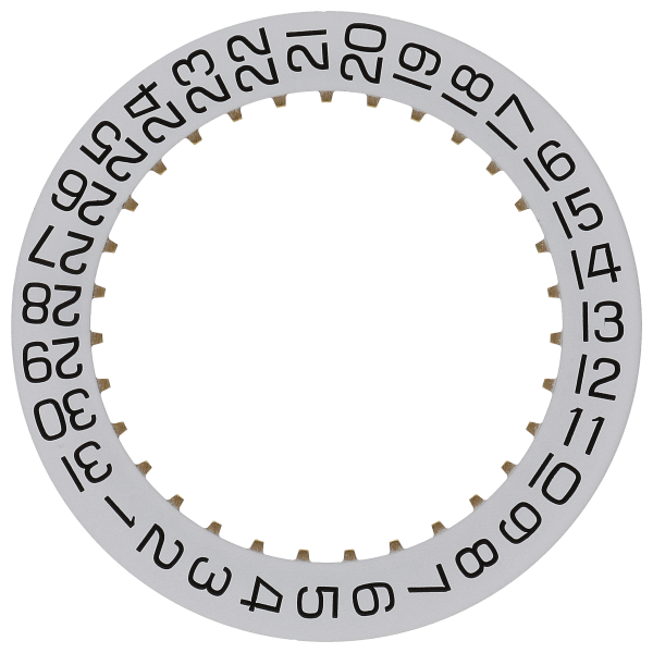 Datumanzeiger 3H Weiss/Schwarz