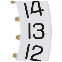 Datumanzeiger 3H Weiss/Schwarz